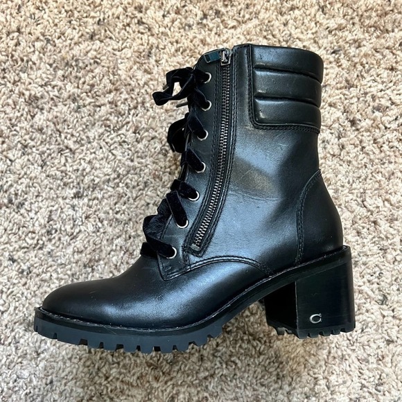 Coach Black Boots Size 7.5 #008 - Picture 4 of 12
